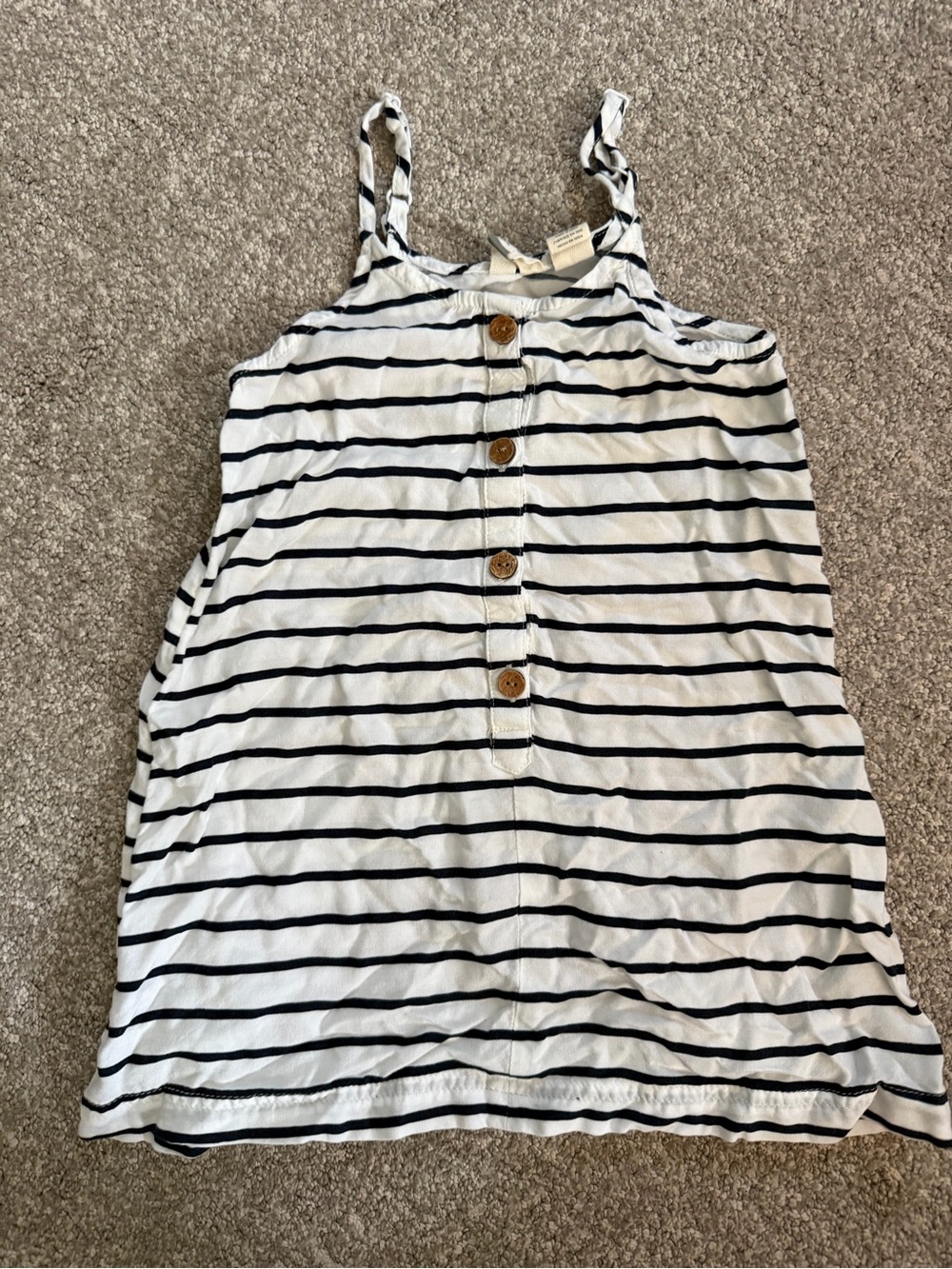 Roxy kids Kids Striped Tank Top - White & Black